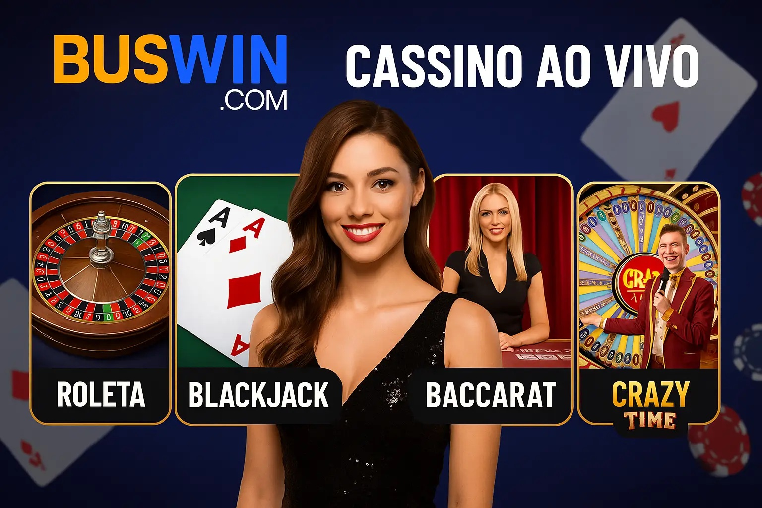 O BUSWIN Live Casino lança promoções regularmente